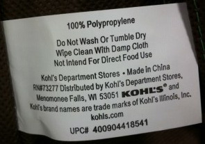 Kohl's label