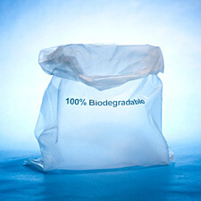 Biodegradable plastic bag