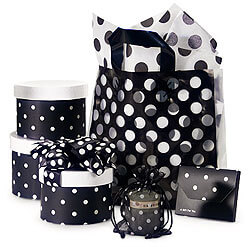 Polka dot packaging