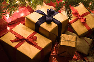 Presents under the tree