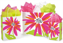 Brushed Floral Bags