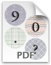 9 through ? printable numbers