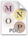 M through P printable letters