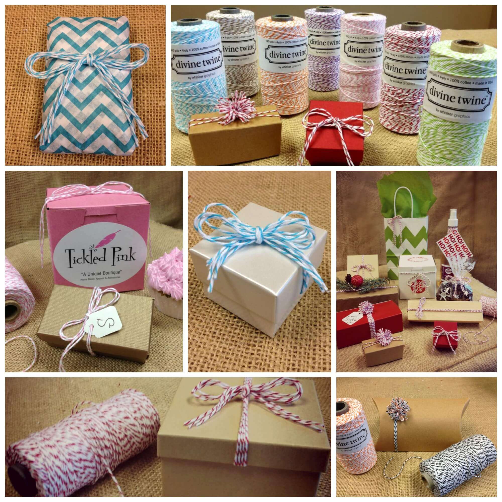 Baker's Twine Gift Wrap  Gift wrapping, Twine, Bakers twine