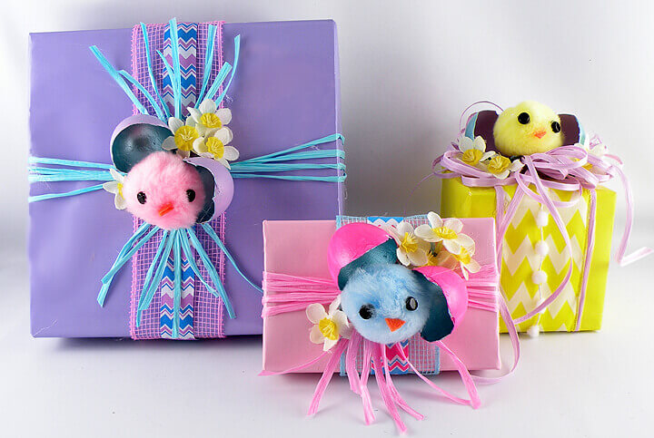 Gina Tepper - Easter Chicks Gift Wrapping 1
