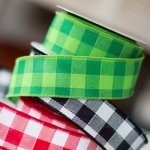 Gingham Ribbon from Nashville Wraps