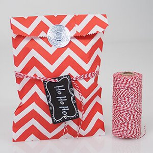 Merchandise bags make wrapping easy and cute