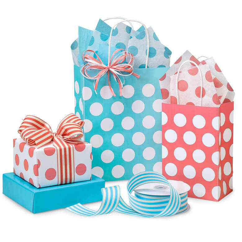 Polka Dot Gift Bags