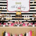 Kate Spade Inspired Pool Party by Banner Events