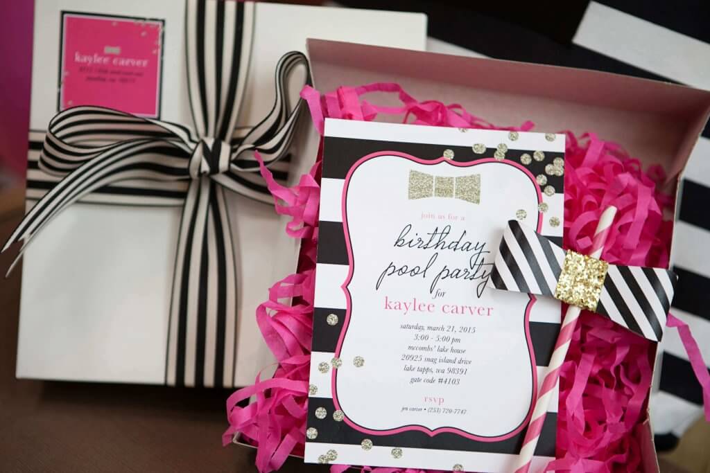 Kate Spade Inspired Pool Party by Banner Events