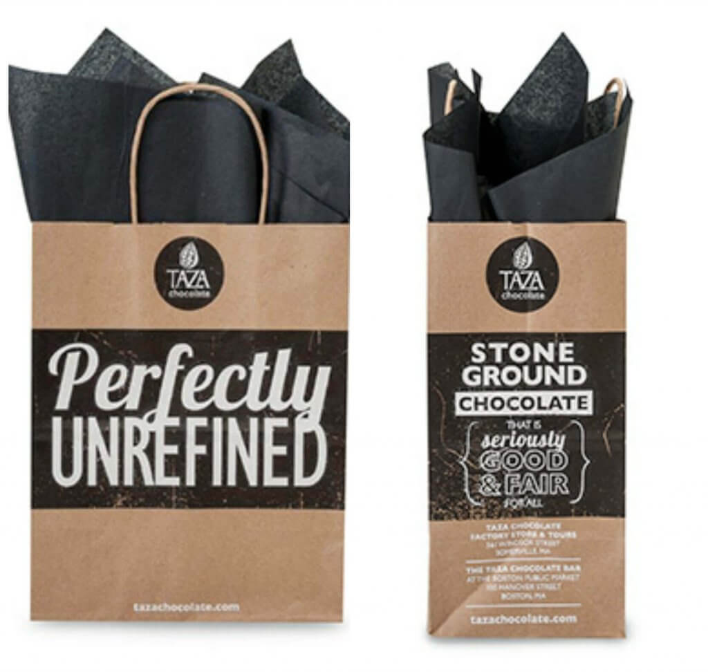 Custom Shopping Bags Taza Chocolate