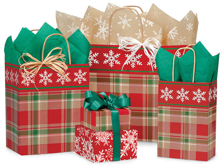 Christmas-Plaid-Shopping-Bags