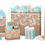 Lace Borders Paper Shopping Bags