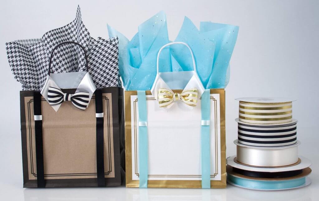 Dressed-Up Duets Shopping Bags for Father's Day