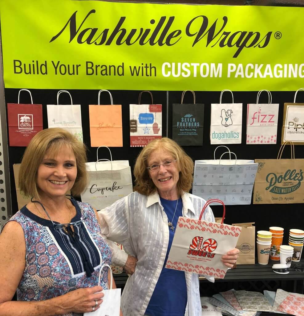 Nashville Wraps Booth 2018 Patti & Karen