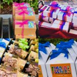 A collage of beautiful gift baskets from Cielo Gift Baskets