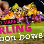 How to make curling ribbon bows