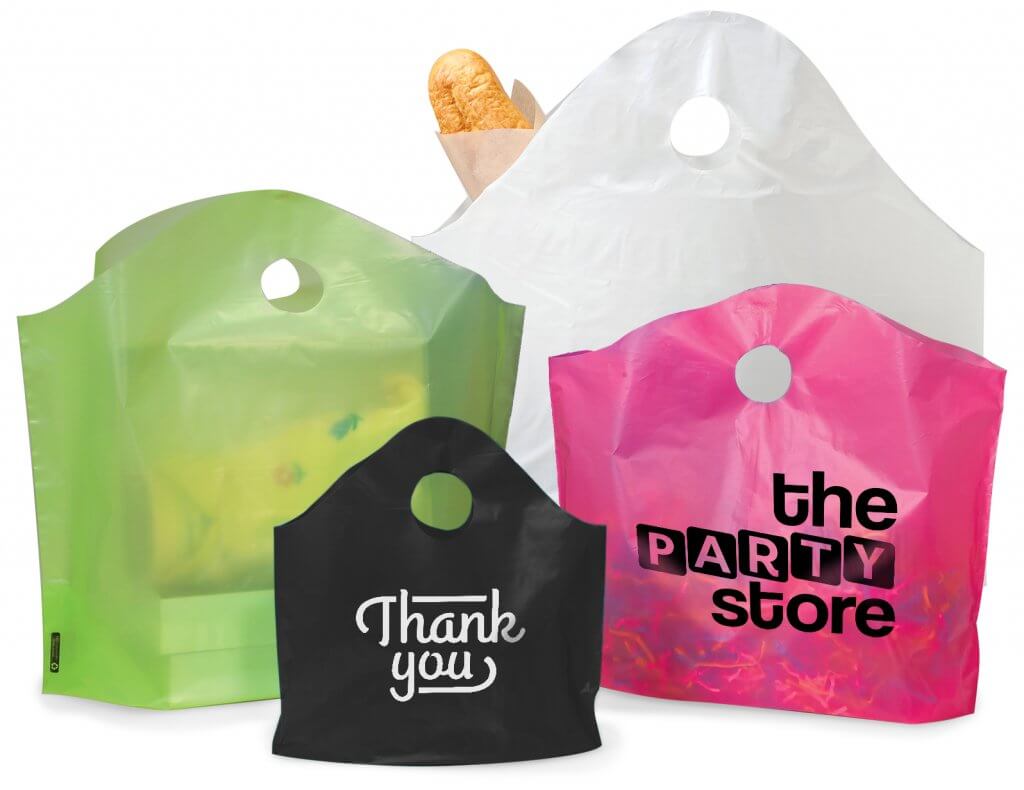 Custom printed plastic bags
