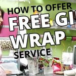 How to offer a free gift wrap service