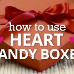 Heart candy boxes