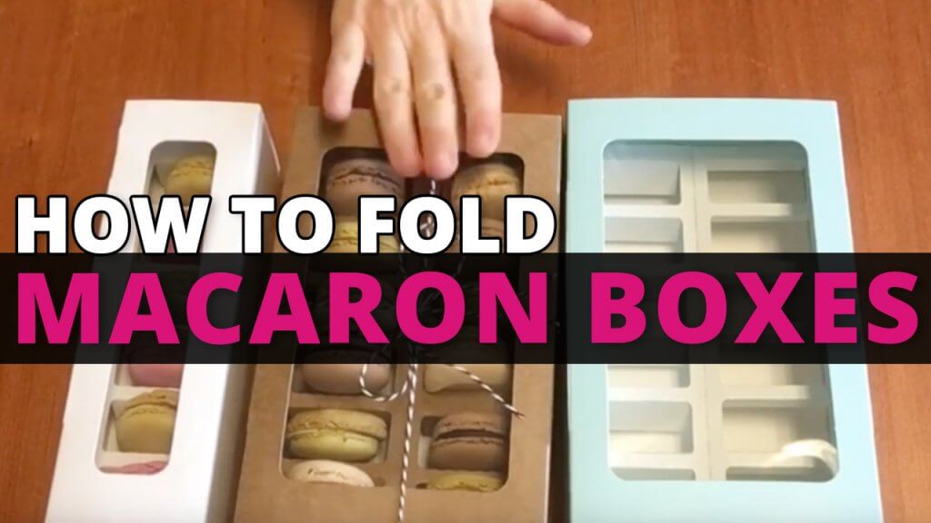 How to Fold Macaron Boxes