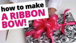 How to make a ribbon bow