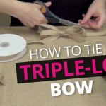 How to tie a triple loop bow