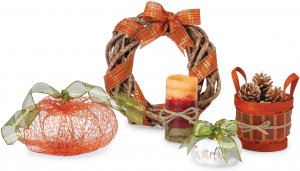 Nashville Wraps Ribbon for Fall Decor
