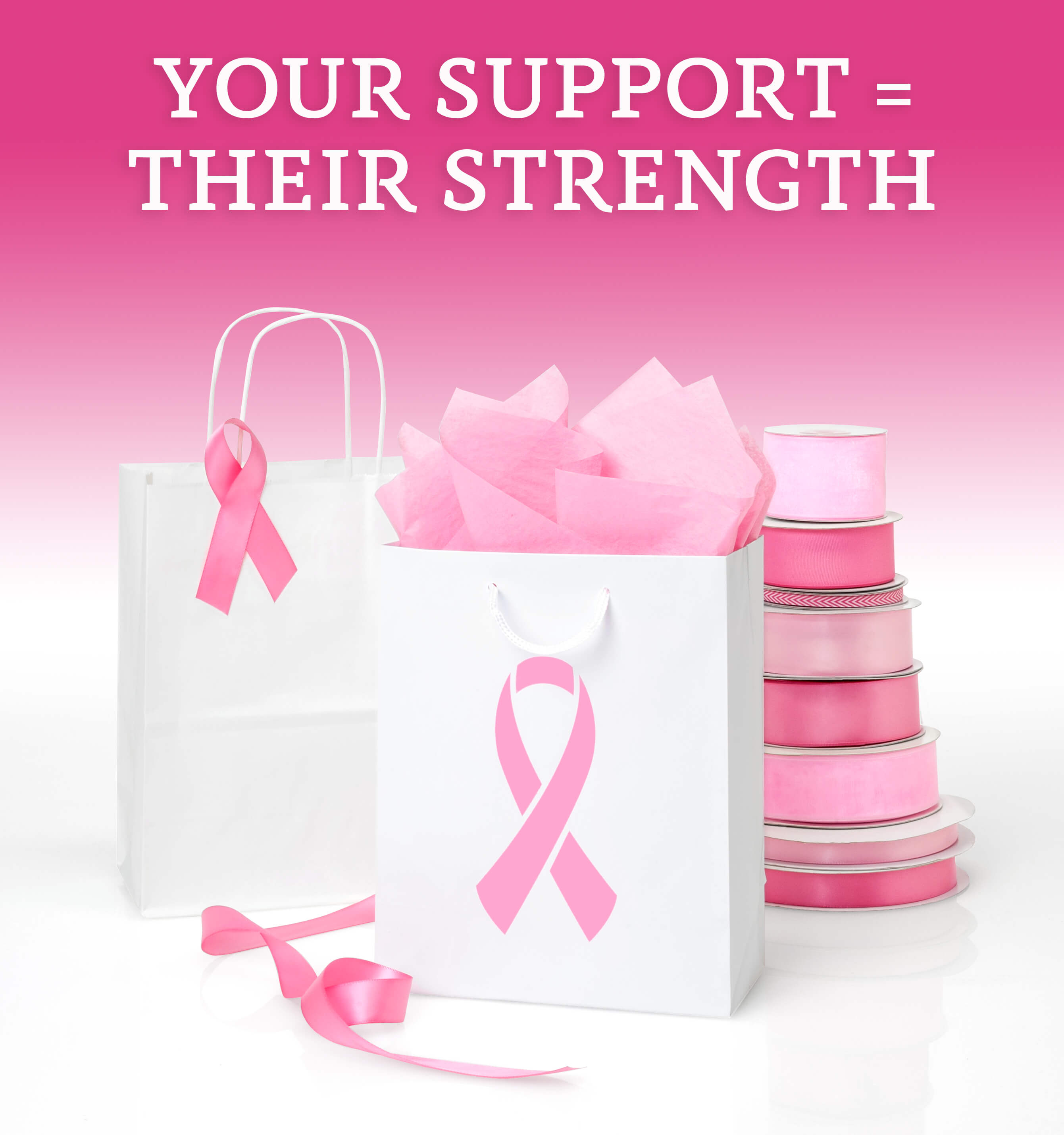 Breast Cancer Gift Bags with Handles  6 Sets Matching Pink Ribbon Tissue  Paper Tie on Raffia Bows and Gift Tag GO Pink for Breast Cancer Survivors  or Supporters  Walmartcom