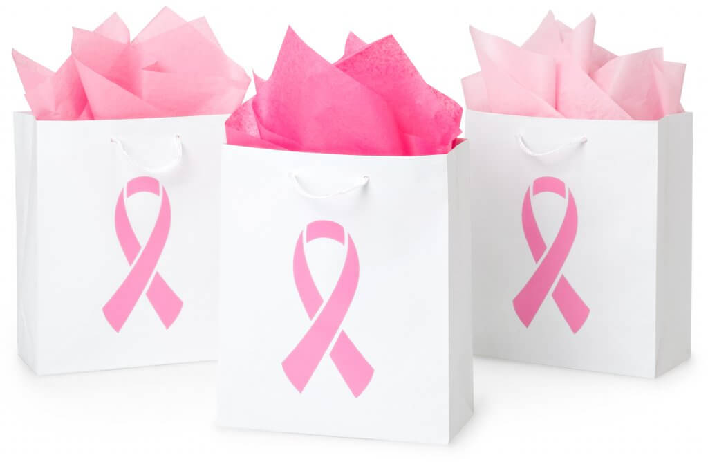 Pink Ribbon Gift Bags from Nashville Wraps - New for Breast Cancer Awareness Month 