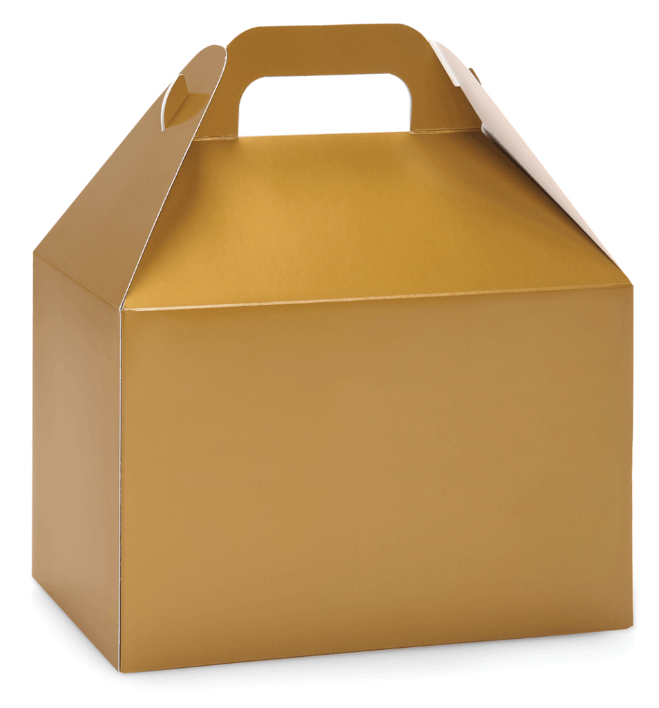 HGGB Holiday Gold Gloss Gable Box